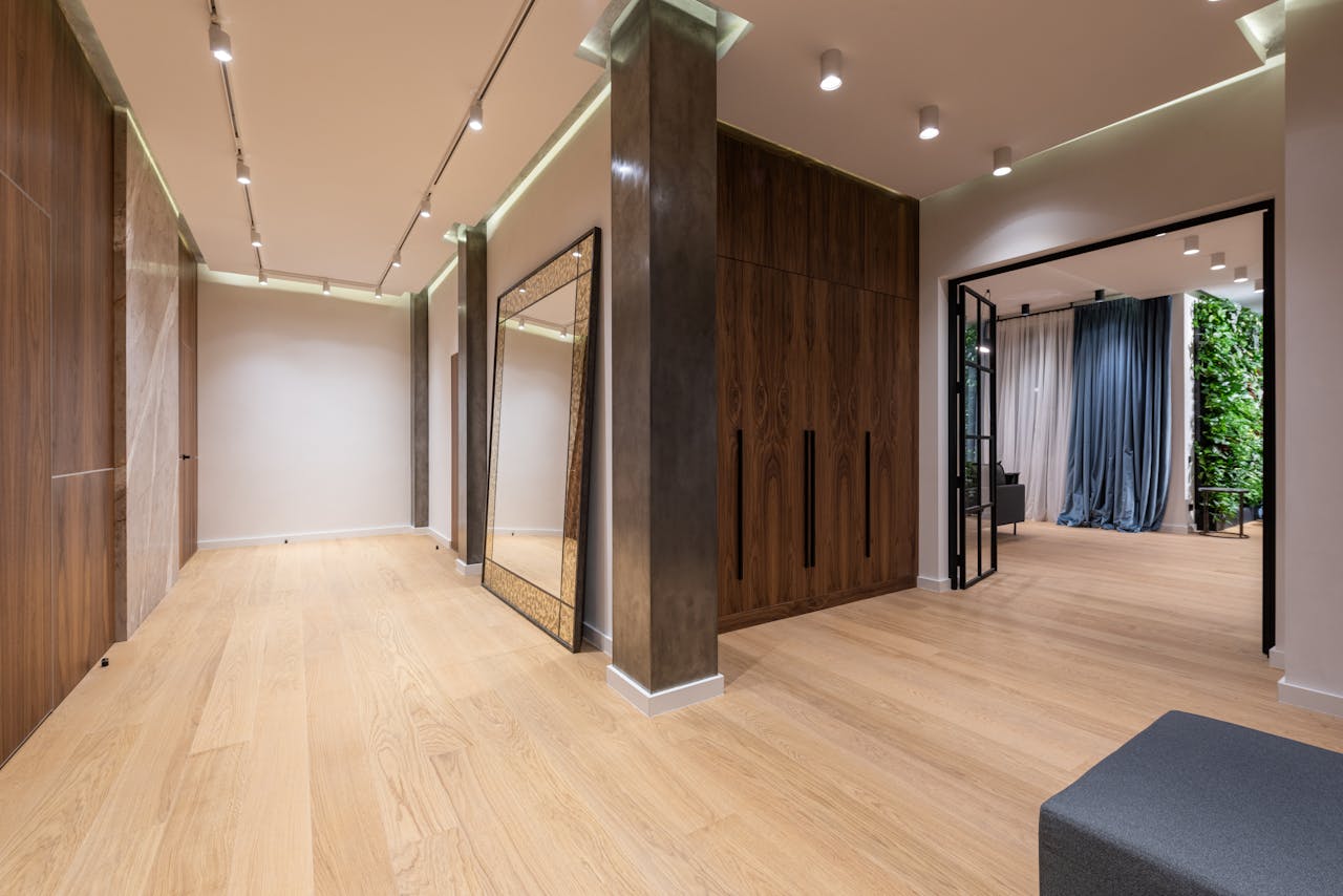 aménager une entrée ouverte sur le salon